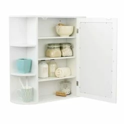 Lloyd Pascal Verona White Mirror Cabinet -furniture Shop 1000087266 alt02