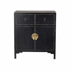 Dunelm Hanna 2 Drawer & 1 Door Chest, Black 9 Dunelm Hanna 2 Drawer & 1 Door Chest, Black -furniture Shop 1000106945 alt01