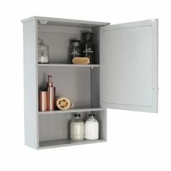 Lloyd Pascal Rimini Grey Mirror Cabinet -furniture Shop 1000114250 alt03
