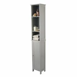 Lloyd Pascal Rimini Grey Tall Cabinet -furniture Shop 1000114251 alt04