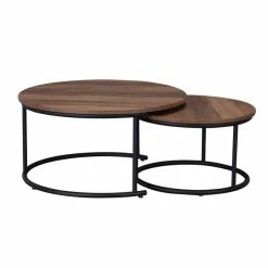 Dunelm Fulton Coffee Nest Of Tables Pine Effect -furniture Shop 1000117131 alt04