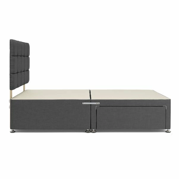 Bedmaster Universal 2 Drawer Linen Divan Base With Headboard 6 Bedmaster Universal 2 Drawer Linen Divan Base With Headboard - Image 4