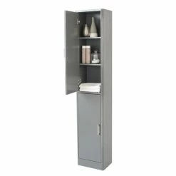 Lloyd Pascal Sicily Grey Tall Cabinet -furniture Shop 1000133511 alt03
