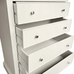 Dunelm Charlotte 4 Drawer Chest, Ivory -furniture Shop 1000133554 alt04