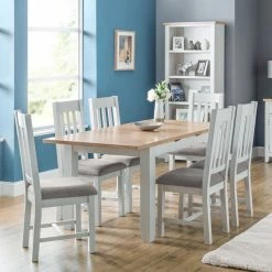 Julian Bowen Richmond Extending Natural Dining Table -furniture Shop 1000136969 alt05