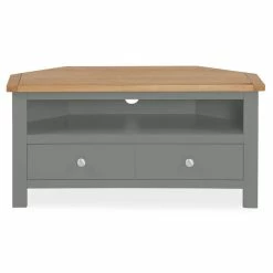 Dunelm Bromley Slate Corner TV Stand -furniture Shop 1000152521 alt01