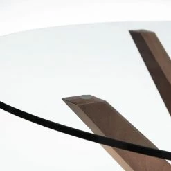 Julian Bowen Chelsea Round Glass Table -furniture Shop 1000157378 alt02