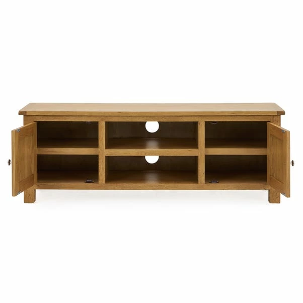 Dunelm Bromley Wide TV Unit Oak 5 Dunelm Bromley Wide TV Unit Oak - Image 3