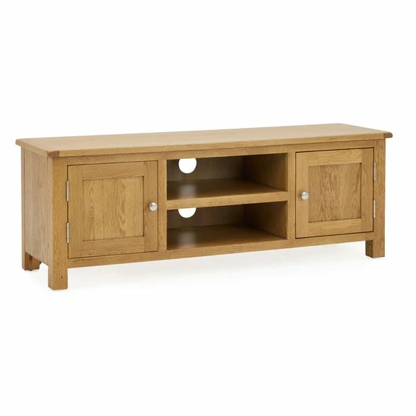 Dunelm Bromley Wide TV Unit Oak 6 Dunelm Bromley Wide TV Unit Oak - Image 4