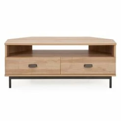 Dunelm Fulton Oak Effect Corner TV Stand 9 Dunelm Fulton Oak Effect Corner TV Stand -furniture Shop 1000157783 alt01