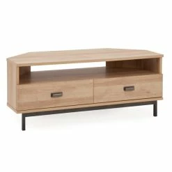 Dunelm Fulton Oak Effect Corner TV Stand 11 Dunelm Fulton Oak Effect Corner TV Stand -furniture Shop 1000157783 alt03