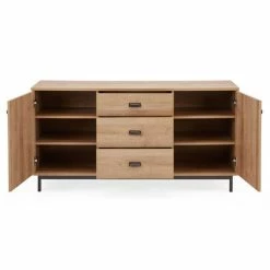 Dunelm Fulton Oak Effect Large Sideboard -furniture Shop 1000157788 alt02
