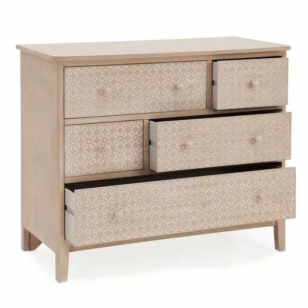 Dunelm Ivy 5 Drawer Chest 6 Dunelm Ivy 5 Drawer Chest - Image 4