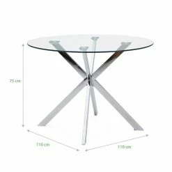 Dunelm Lumia Glass Round Table 13 Dunelm Lumia Glass Round Table -furniture Shop 1000157901 alt08