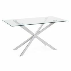 Dunelm Lumia Glass Dining Table -furniture Shop 1000157902 alt02