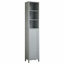 Lloyd Pascal Grey Tuscany Tall Cabinet -furniture Shop 1000161867 alt02