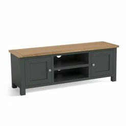 Dunelm Bromley Black Wide TV Stand -furniture Shop 1000162403 alt02