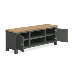 Dunelm Bromley Black Wide TV Stand -furniture Shop 1000162403 alt03