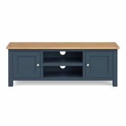 Dunelm Bromley Blue Wide TV Stand 9 Dunelm Bromley Blue Wide TV Stand -furniture Shop 1000162404 alt01