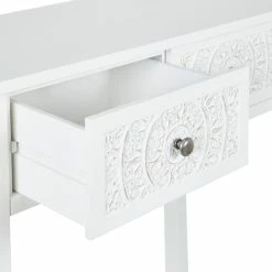 Dunelm Samira 2 Drawer Dressing Table, White -furniture Shop 1000162526 alt03