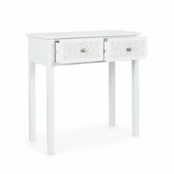 Dunelm Samira 2 Drawer Dressing Table, White -furniture Shop 1000162526 alt04