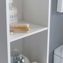 Lloyd Pascal White Wave Tall Cabinet -furniture Shop 1000169005 alt03