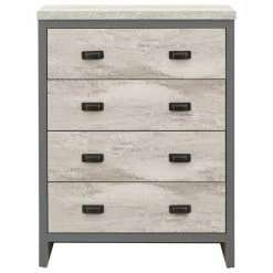 GFW Boston 4 Piece Bedroom Set, Grey -furniture Shop 1000169416 alt05