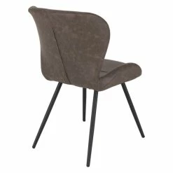 Seconique Quebec Set Of 4 Dining Chairs Brown PU Leather 11 Seconique Quebec Set Of 4 Dining Chairs Brown PU Leather -furniture Shop 1000169720 alt03