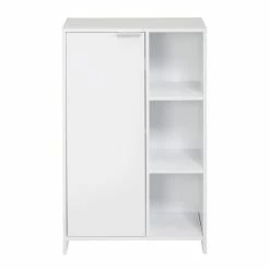 Lloyd Pascal Jaxon White Console Unit With Open Shelves -furniture Shop 1000182102 alt04