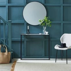 Dunelm Sullivan Black Slim Console Radiator Cover 10 Dunelm Sullivan Black Slim Console Radiator Cover -furniture Shop 1000182192 alt01