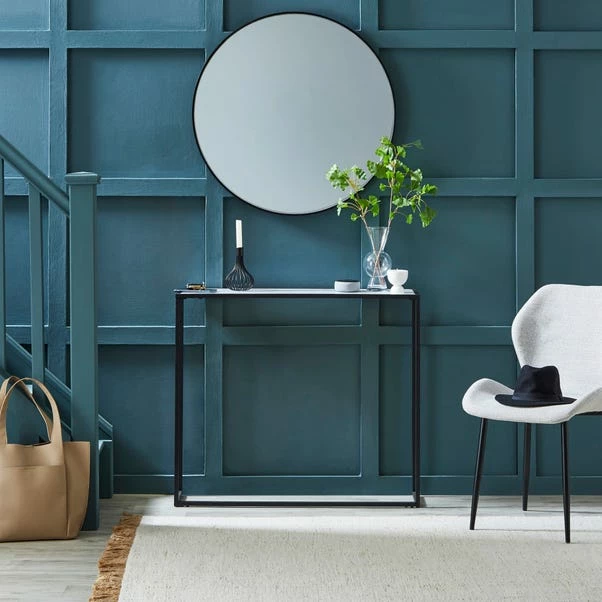 Dunelm Sullivan Black Slim Console Radiator Cover 5 Dunelm Sullivan Black Slim Console Radiator Cover - Image 3