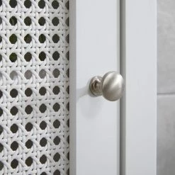 Lloyd Pascal Palermo Cane White Single Door Cabinet -furniture Shop 1000185509 alt03