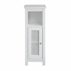 Lloyd Pascal Palermo Cane White Single Door Cabinet -furniture Shop 1000185509 alt04