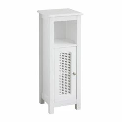 Lloyd Pascal Palermo Cane White Single Door Cabinet -furniture Shop 1000185509 alt05