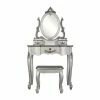 Dunelm Toulouse 3 Drawer Dressing Table Set With Mirror -furniture Shop 30117482