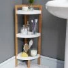 Elements Bamboo 3 Tier Corner Caddy -furniture Shop 30202552
