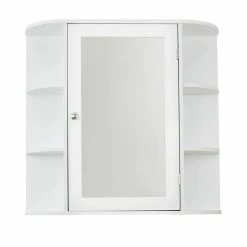 Lloyd Pascal Verona White Mirror Cabinet
