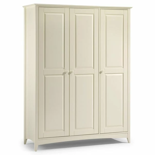 Julian Bowen Cameo Double Wardrobe, White & Pine 3 Julian Bowen Cameo Double Wardrobe, White & Pine