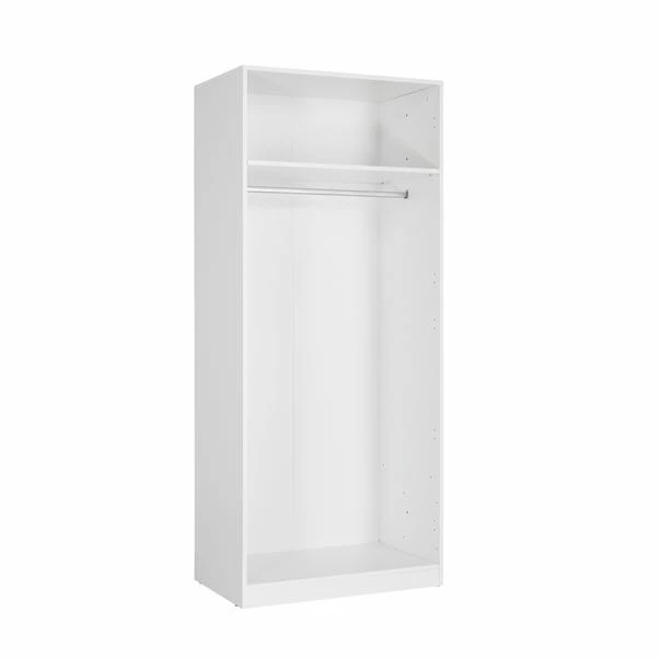 Harmony Acton Double Wardrobe, White 4 Harmony Acton Double Wardrobe, White - Image 2