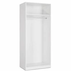 Harmony Acton Double Wardrobe, White 8 Harmony Acton Double Wardrobe, White -furniture Shop 30424018 alt02