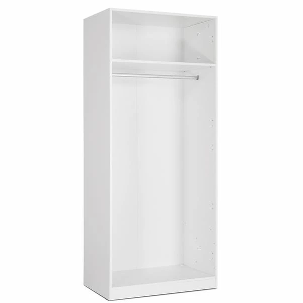 Harmony Acton Double Wardrobe, White 5 Harmony Acton Double Wardrobe, White - Image 3