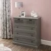 Dunelm Lucy Cane 5 Drawer Chest -furniture Shop 30564783