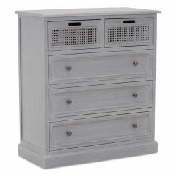 Dunelm Lucy Cane 5 Drawer Chest 11 Dunelm Lucy Cane 5 Drawer Chest -furniture Shop 30564783 alt04