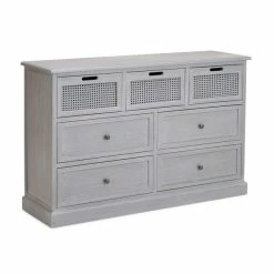 Dunelm Lucy Cane 7 Drawer Chest 11 Dunelm Lucy Cane 7 Drawer Chest -furniture Shop 30569887 alt04