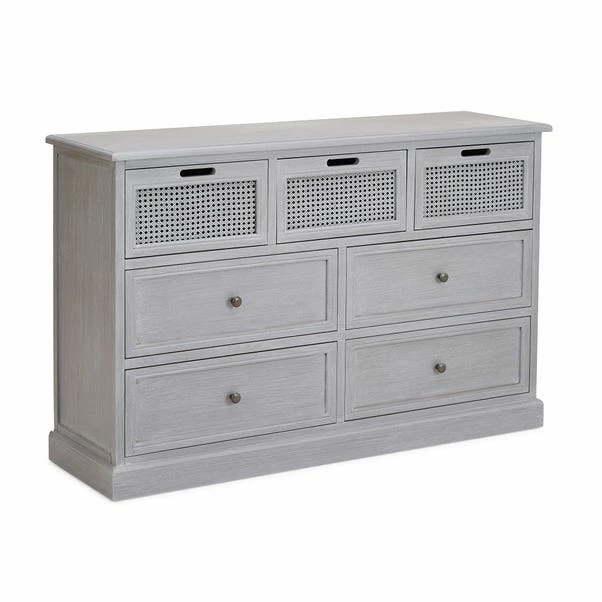 Dunelm Lucy Cane 7 Drawer Chest 6 Dunelm Lucy Cane 7 Drawer Chest - Image 4