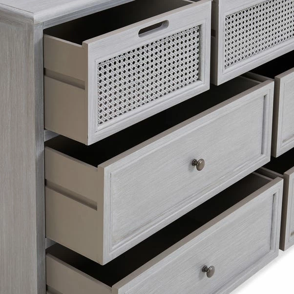 Dunelm Lucy Cane 7 Drawer Chest 7 Dunelm Lucy Cane 7 Drawer Chest - Image 5