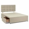 Bedmaster Universal 2 Drawer Linen Divan Base With Headboard -furniture Shop 30593049