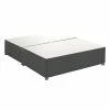 Dunelm Universal Charcoal Linen Divan Base -furniture Shop 30593055