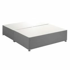 Dunelm Universal Grey Linen Divan Base