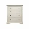 Dunelm Charlotte 4 Drawer Chest, Ivory -furniture Shop 30609606